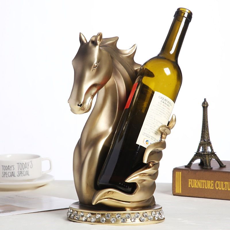 Horse Wine Bottle Holder Manessencials