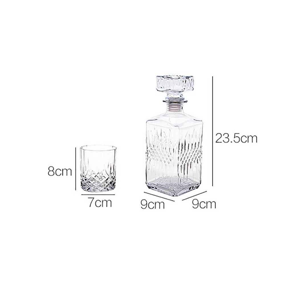 Glass Decanter Set 5PCS