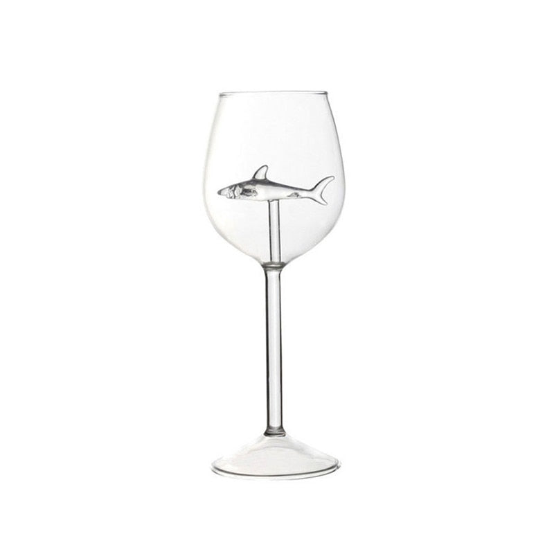 Shark Wine Glass