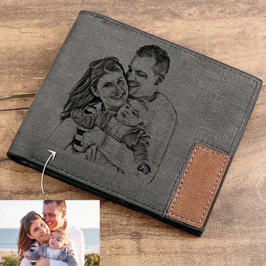 Custom Photo Engraved Wallet