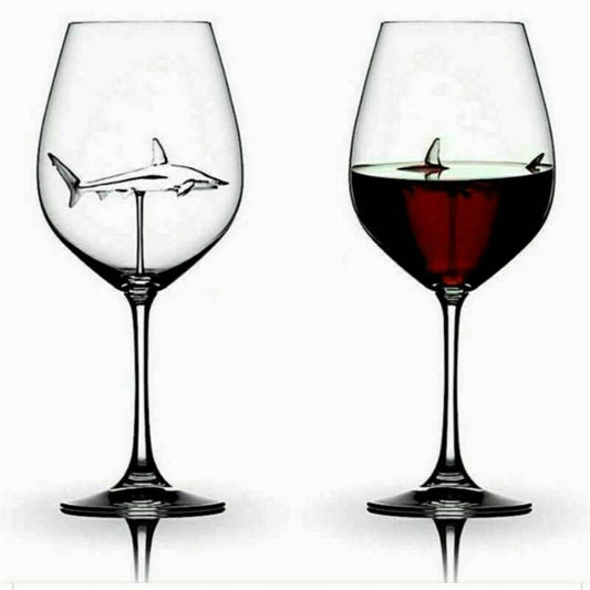 Shark Wine Glass