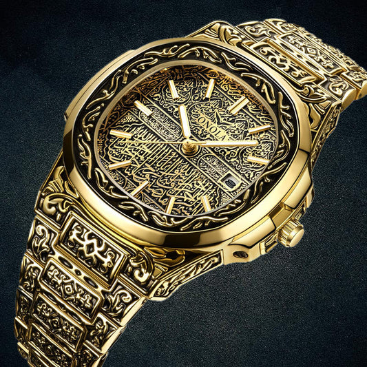 Golden Style Steel Watch