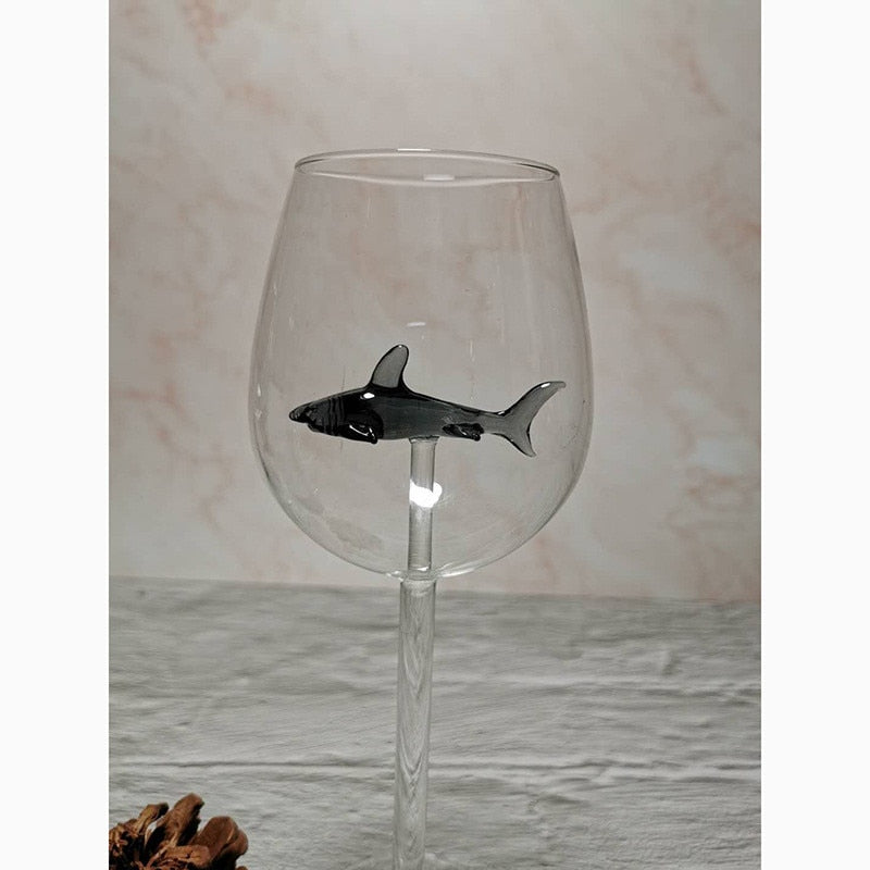 Shark Wine Glass