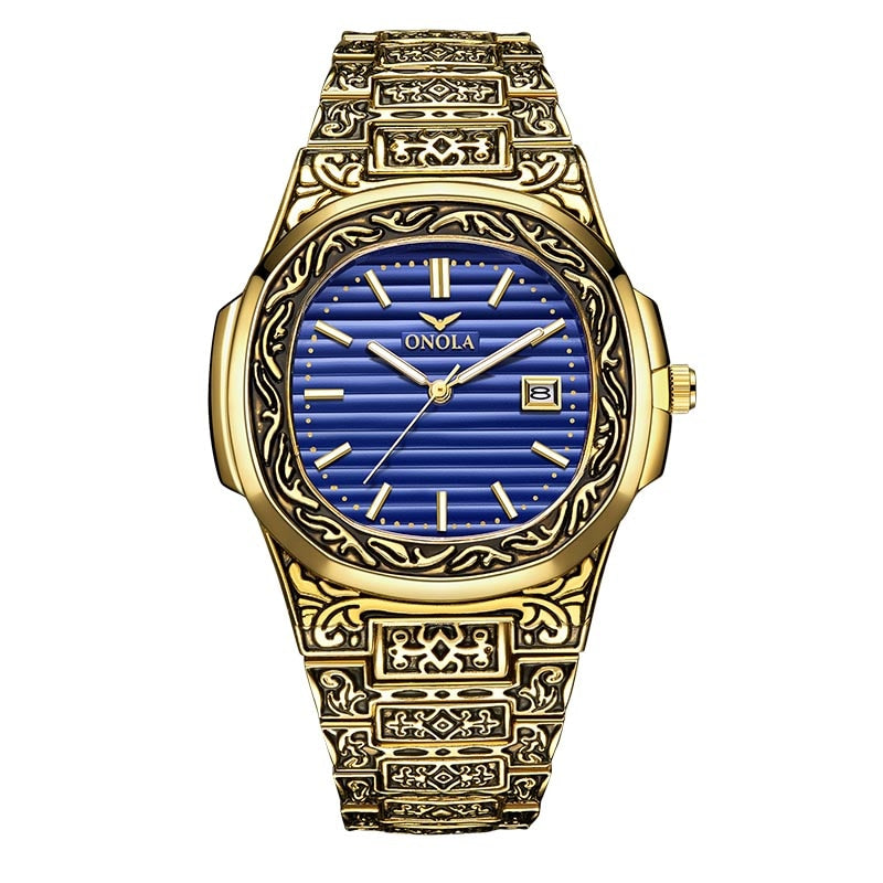 Golden Style Steel Watch