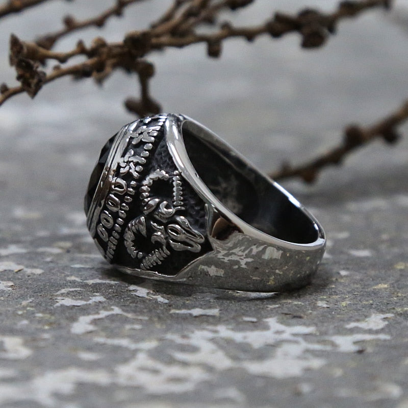 Black Stone Ring