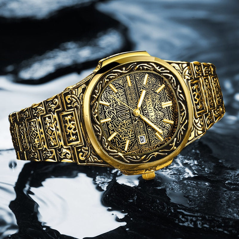 Golden Style Steel Watch