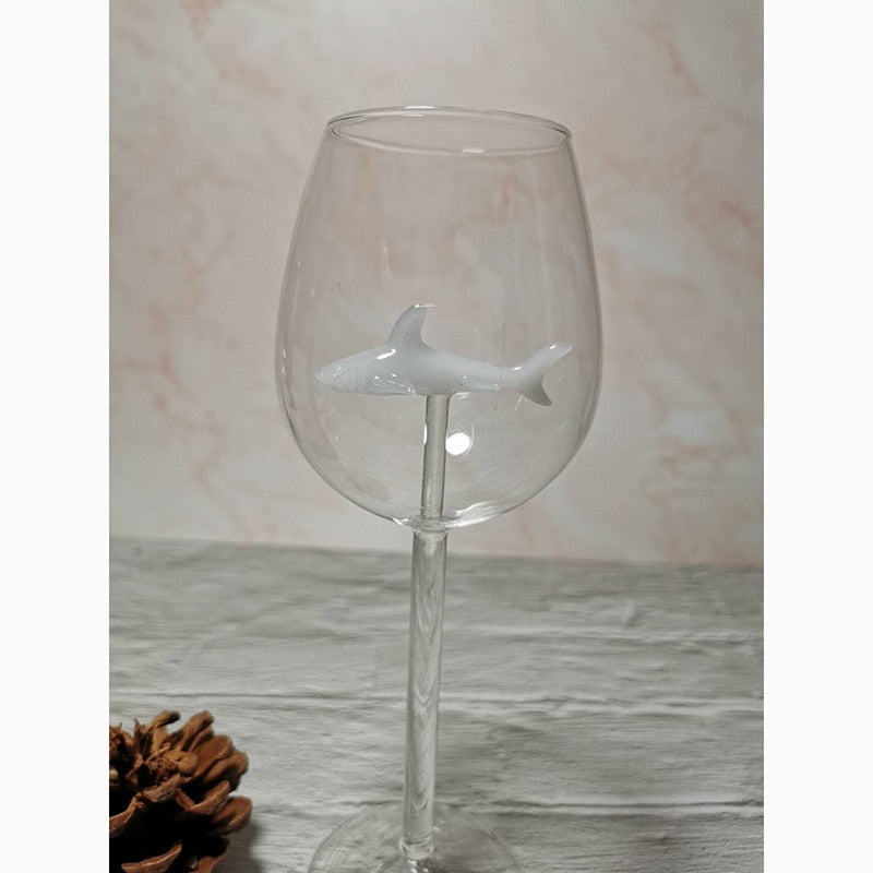 Shark Wine Glass