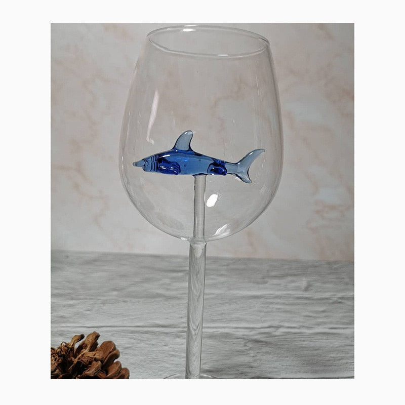 Shark Wine Glass