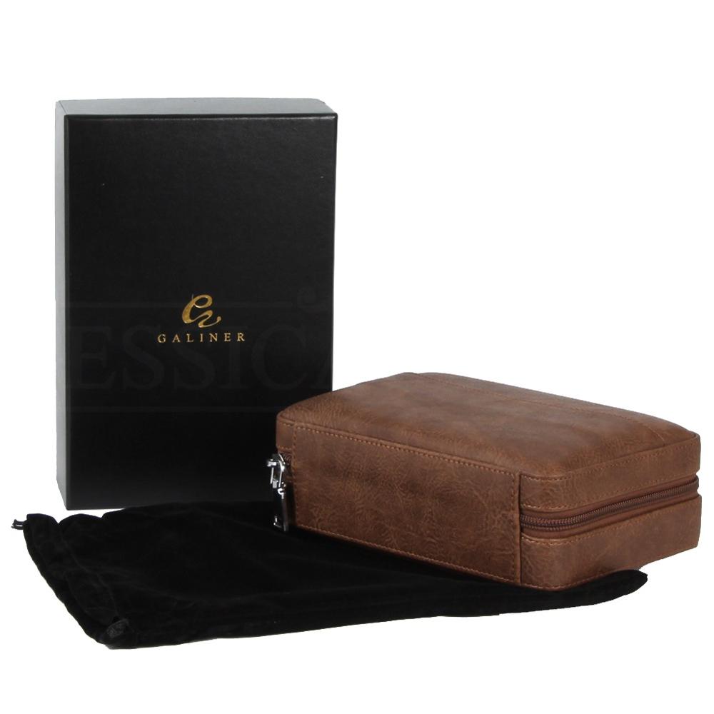 Humidor Leather Cigar Travel Case