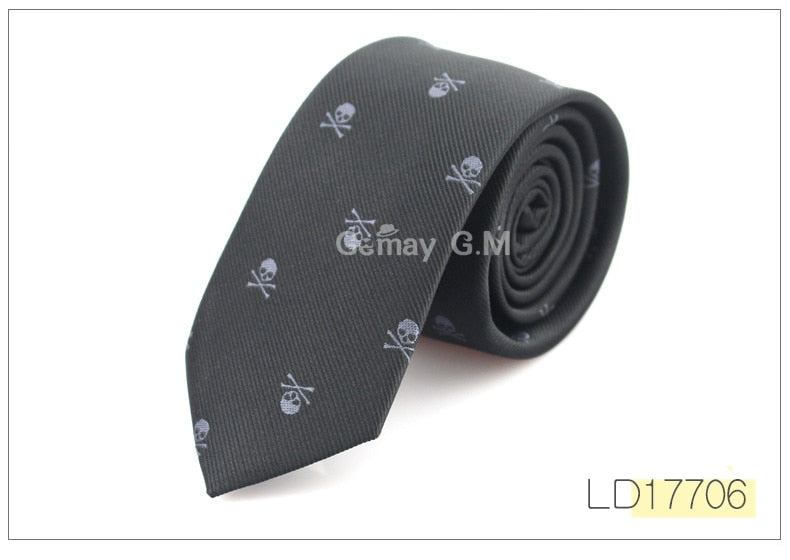 Skull Tie & Bowtie