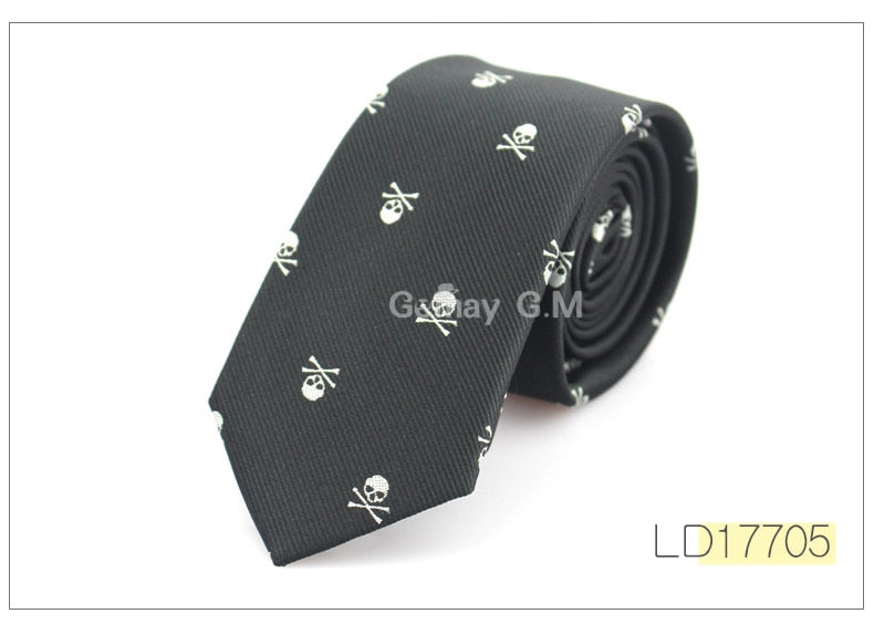 Skull Tie & Bowtie